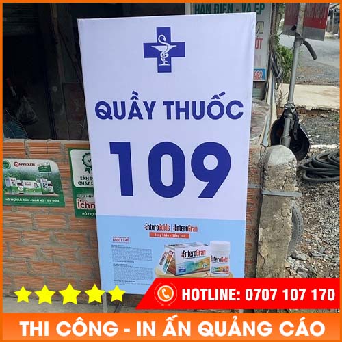 Thi công bảng bạt hộp đèn